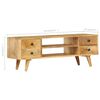 vidaXL TV-Schrank 110 x 35 x 40 cm Massivholz Mango