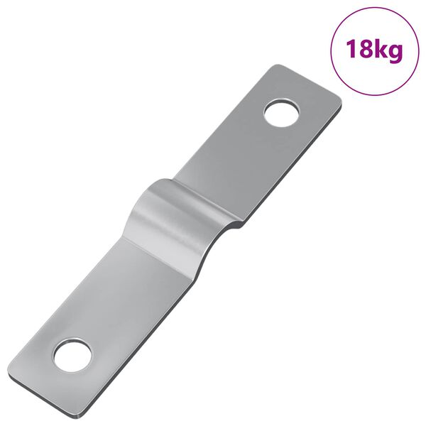 vidaXL Einschlagplatte 9000 pcs Silber Eisen