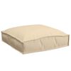 vidaXL Palettkissen für geeigneten Sitz 4 pcs Beige 40 x 40 x 8 cm