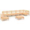 vidaXL 8-tlg. Garten-Lounge-Set Massivholz Kiefer