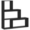 vidaXL Raumteiler B&uuml;cherregal 123 x 29 x 123 cm Holzwerkstoff