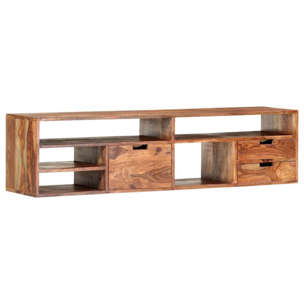 vidaXL TV-Schrank 140x30x35 cm Massivholz