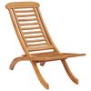 vidaXL Gartenstuhl Klappbar 50x90x69 cm Massivholz Teak