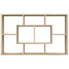 vidaXL Wandregal Sonoma-Eiche 85x16x52,5 cm Holzwerkstoff