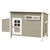 Kerbl ECO H&uuml;hnerstall Barney Kunststoff 137&times;73&times;83 cm Grau und Wei&szlig;