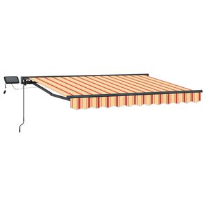 vidaXL Manueller Markisenrahmen mit LEDs