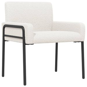vidaXL Akzentstuhl Creme Boucl&eacute;
