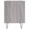 vidaXL Nachttische 2 Stk. Grau Sonoma 40x35x47,5 cm Holzwerkstoff