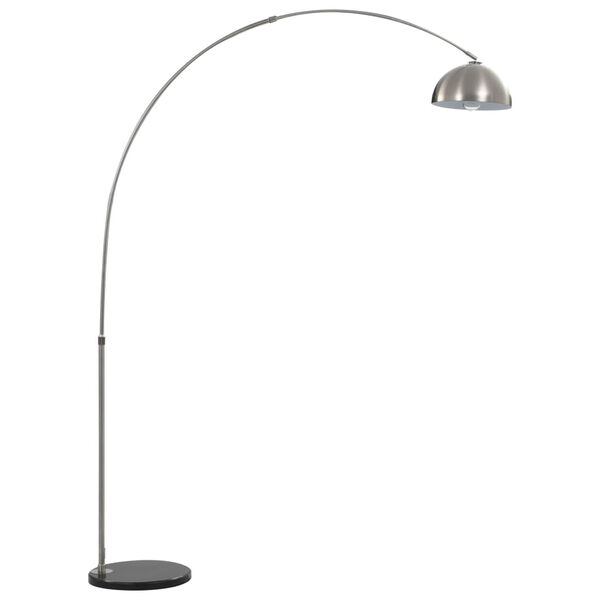 vidaXL Bogenlampe 60 W Silbern E27 170 cm