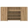 vidaXL Empfangstheke Artisan-Eiche 200x50x103,5 cm Holzwerkstoff