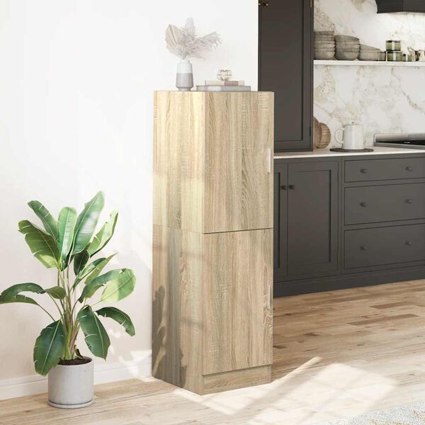 vidaXL Küchenschrank Sonoma-Eiche 38x41,5x131,5 cm Holzwerkstoff