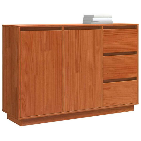vidaXL Sideboard mit Schubladen Braun Eichen-Optik 111 x 34 x 75 cm