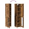 vidaXL Highboard 2 pcs Altholz Holzwerkstoff