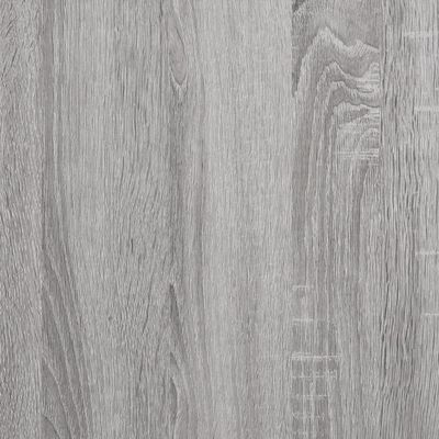 vidaXL Konsolentisch Grau Sonoma 75x30,5x75 cm Holzwerkstoff