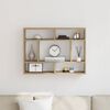 vidaXL Wandregal Artisan-Eiche 75x16x55 cm Holzwerkstoff
