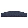 vidaXL Stufenmatten Selbstklebend 10 Stk. 65x21x4 cm Blau Halbrund Groß