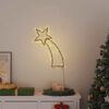 vidaXL Weihnachtsbeleuchtung Sternschnuppen-Silhouette 80 LEDs