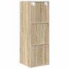 vidaXL TV-Wandschrank Sonoma-Eiche 37x37x107 cm Holzwerkstoff