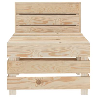 vidaXL 4-Sitzer-Palettensofa Holz