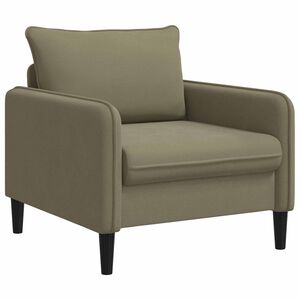 vidaXL XL-Sessel Khaki Samt