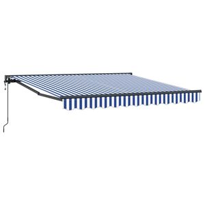 vidaXL Markisenrahmen Blau und Wei&szlig; 300 x 250 cm
