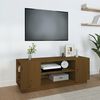 vidaXL TV-Schrank Honigbraun 110x35x40,5 cm Massivholz Kiefer
