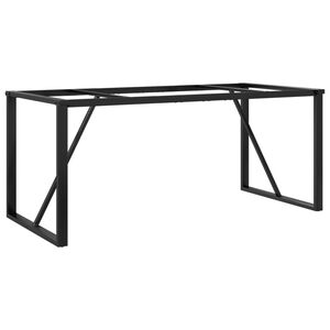 vidaXL Esstisch-Gestell in O-Form 180x80x73 cm Stahl