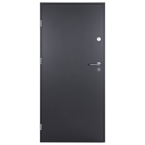 vidaXL Haust&uuml;r Anthrazit 90x200 cm Aluminium