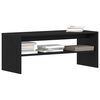vidaXL TV-Schrank Schwarz Eichen-Optik 100x40x40 cm Holzwerkstoff