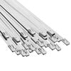vidaXL Kabelbinder 25 stk. 4,6 x 350 mm Silber