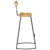 vidaXL Barhocker 2 Stk. 49x43x103 cm Mango Massivholz