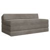 vidaXL Klappsofa Bett Hellgrau 120 x 60 x 49 cm Stoff
