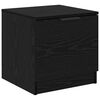 vidaXL Bettschrank 2 pcs Schwarz Eichen-Optik 40 x 39 x 40 cm