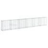 vidaXL Gabione mit Deckel 600x50x100 cm Verzinktes Eisen