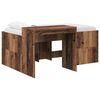 vidaXL Hochbett mit Schreibtisch f&uuml;r Kinder Altholz Holzwerkstoff