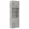 vidaXL Highboard Betongrau 80x42,5x249 cm Holzwerkstoff