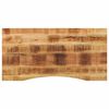 vidaXL Schreibtischplatte mit Aussparung 110x50x2,5cm Massivholz Mango