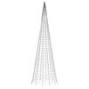vidaXL LED-Weihnachtsbaum für Fahnenmast 1534 LEDs Warmweiß 500 cm