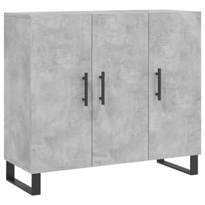 vidaXL Sideboard Betongrau 90x34x80 cm Holzwerkstoff