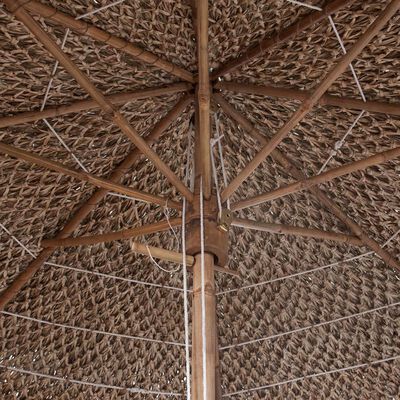 vidaXL Bambus-Sonnenschirm mit Bananenblatt-Dach 270 cm