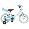vidaXL Kinderfahrrad 14 Zoll f&uuml;r 3-5 Jahre alt Wei&szlig;