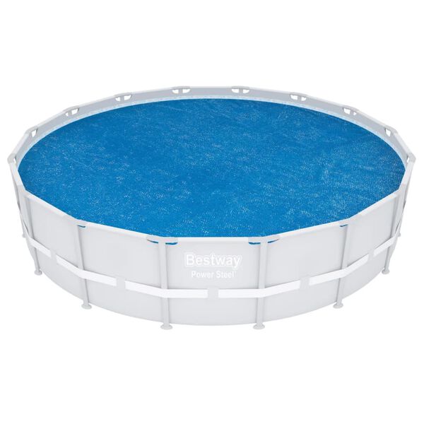 Bestway Solar-Poolabdeckung Flowclear Rund 462 cm Blau