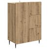 vidaXL Sideboard Artisan-Eiche 66 x 34,5 x 91,5 cm Holzwerkstoff