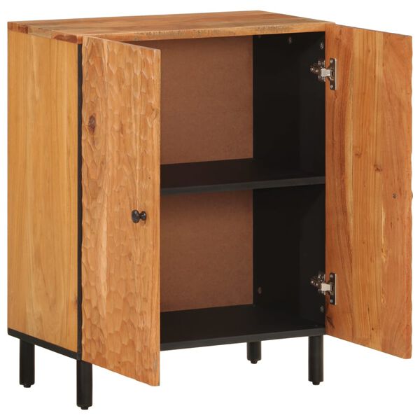 vidaXL Beistellschrank 60x33x75 cm Massivholz Akazie