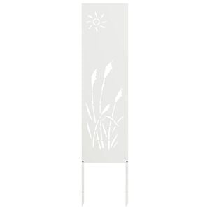 vidaXL Garten Sichtschutz-Leinwand Wei&szlig; 32 x 140 cm
