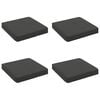 vidaXL 4-teilige Sitzkissen VUGHT 4 pcs 100 % Polyester Anthrazit