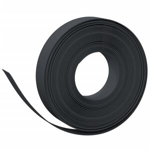 vidaXL Rasenkante Schwarz 10 m 10 cm Polyethylen