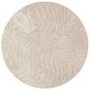 vidaXL Bereichsteppiche Rund PALMERAS Beige &Oslash; 160 CM Polyester