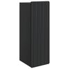 vidaXL Wandschrank Schwarz 33 x 34,5 x 94 cm Holzwerkstoff