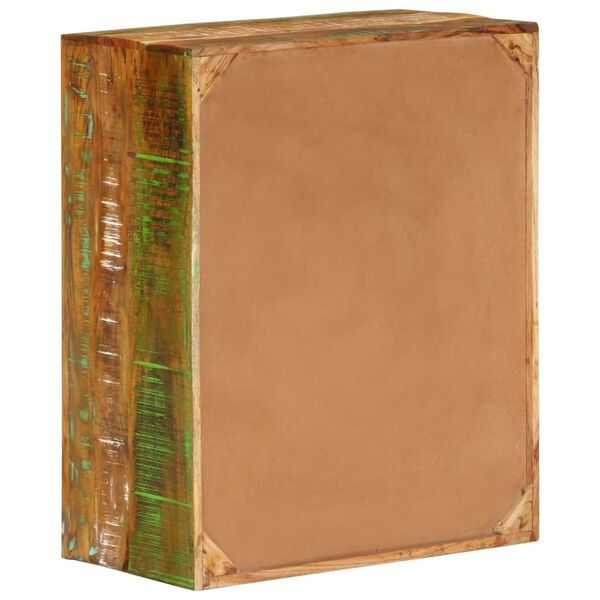 vidaXL Schubladenschrank Mehrfarbig 60x33x75 cm Altholz Massiv